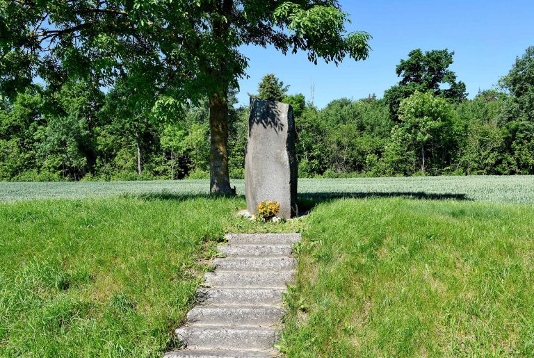 Žydų žudynių vieta prie Dvariukų kaimo ir paminklinis akmuo Holokausto aukoms atminti